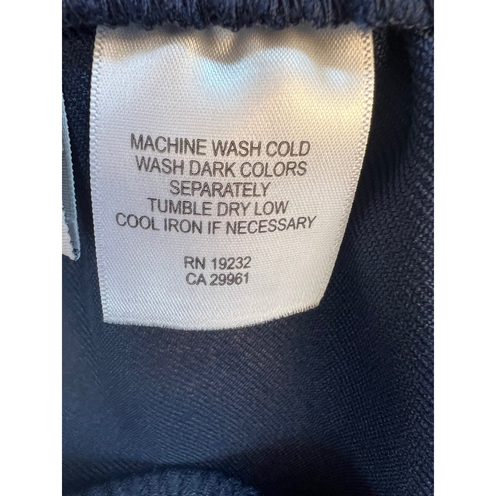 Alfred Dunner Classics Navy Blue Pull On Elastic Waist Pants Women's Size‎ 18 - Picture 10 of 10